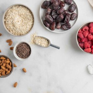 Frambozen bliss balls