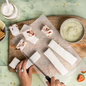 Zoete borrelplank met marshmellows