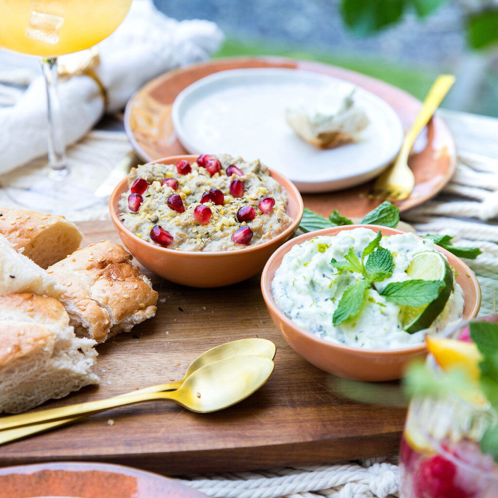 Baba Ganoush Met Dukkah En Granaatappel