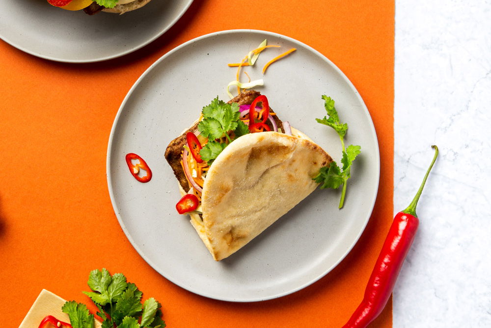 Frikandelburger Indian style