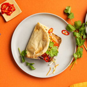 Frikandelburger Indian style