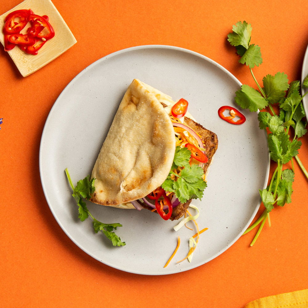 Frikandelburger Indian style