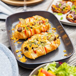 Mini hotdogs met chipolataworstjes