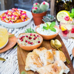 Baba Ganoush Met Dukkah En Granaatappel