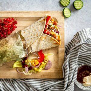 Turkse Pizza met gegrilde groenten