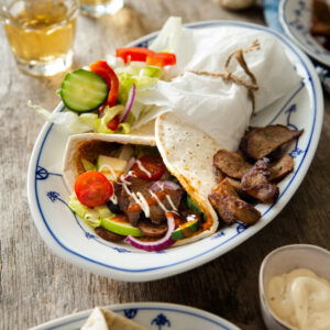 Turkse Pizza met kebab