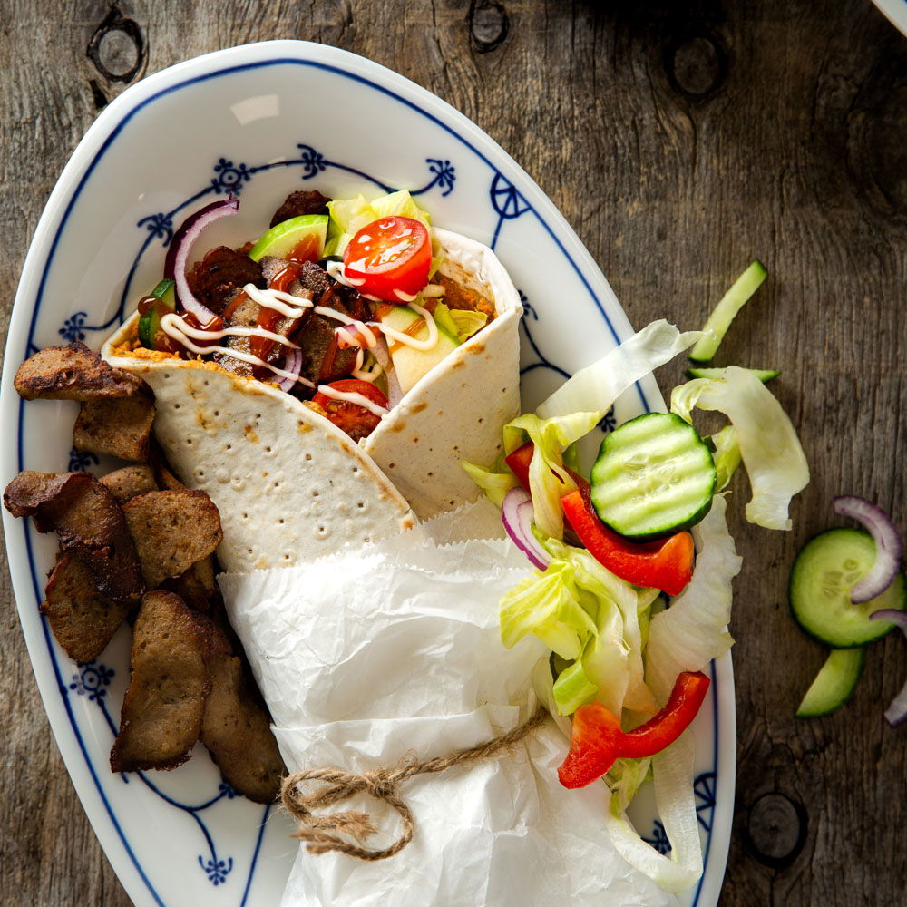 Turkse Pizza met kebab