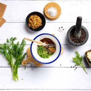 Zalm op een rookplank