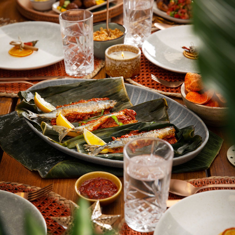 Pepesan in bananenblad