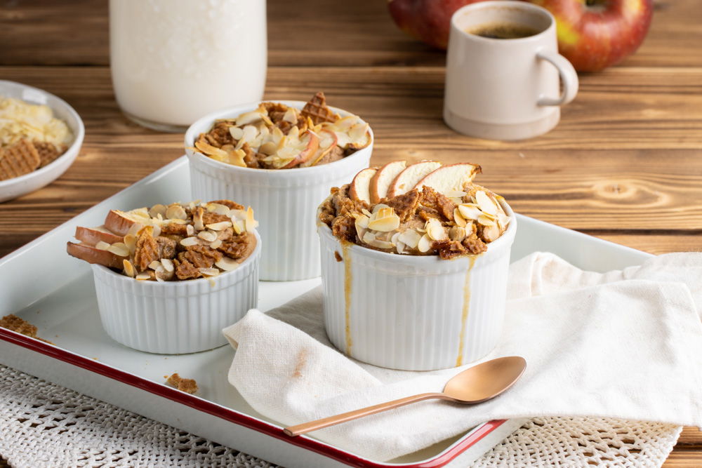 Appeltaart Baked Oats Met Stroopwafel