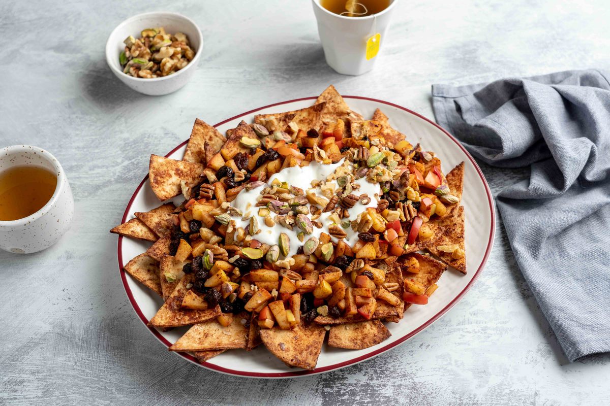 Appeltaart Nachos Met Notencrumble