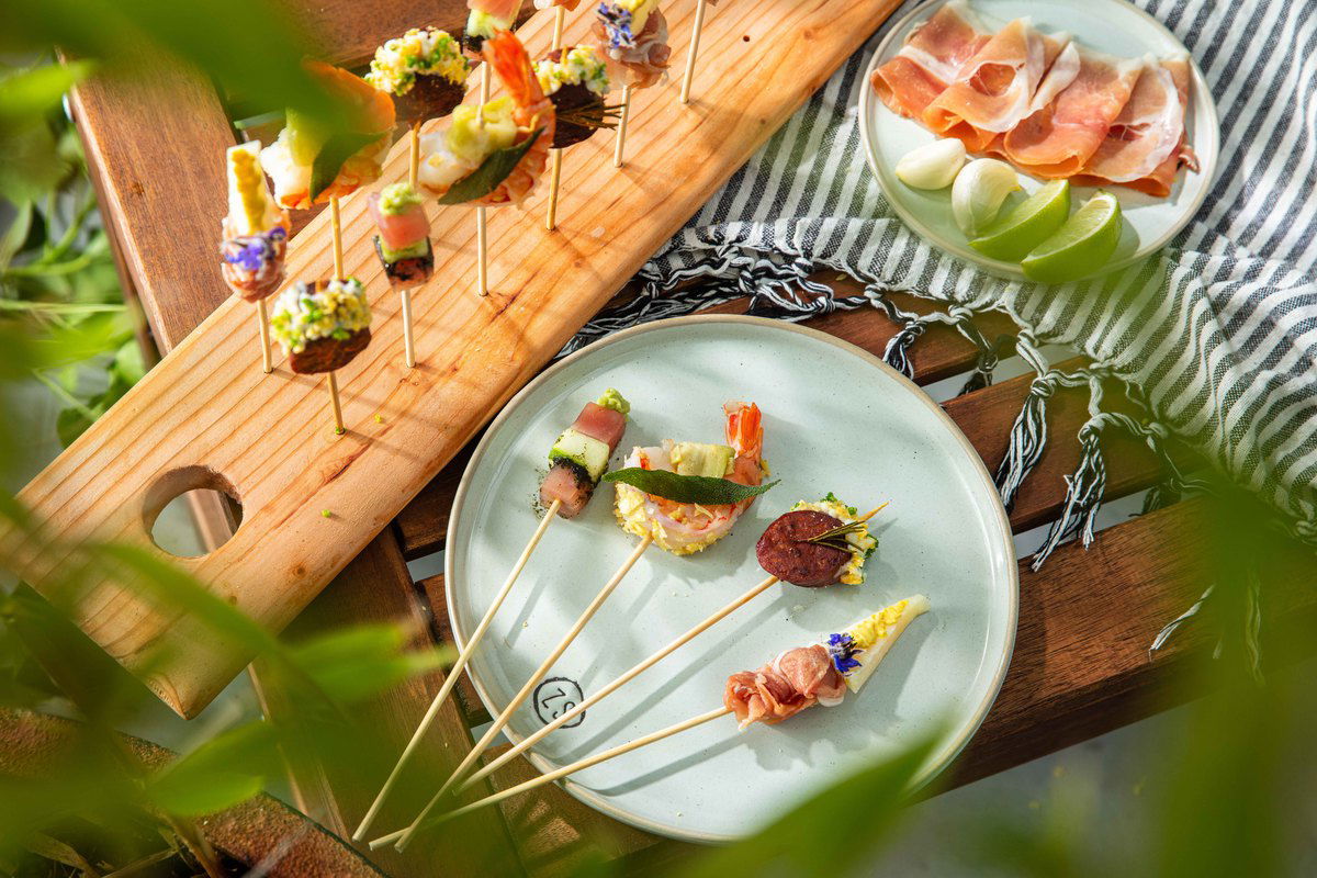 Borrelhapjes Op Een Spiesje