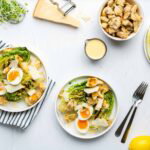 Caesarsalade met ansjovisdressing