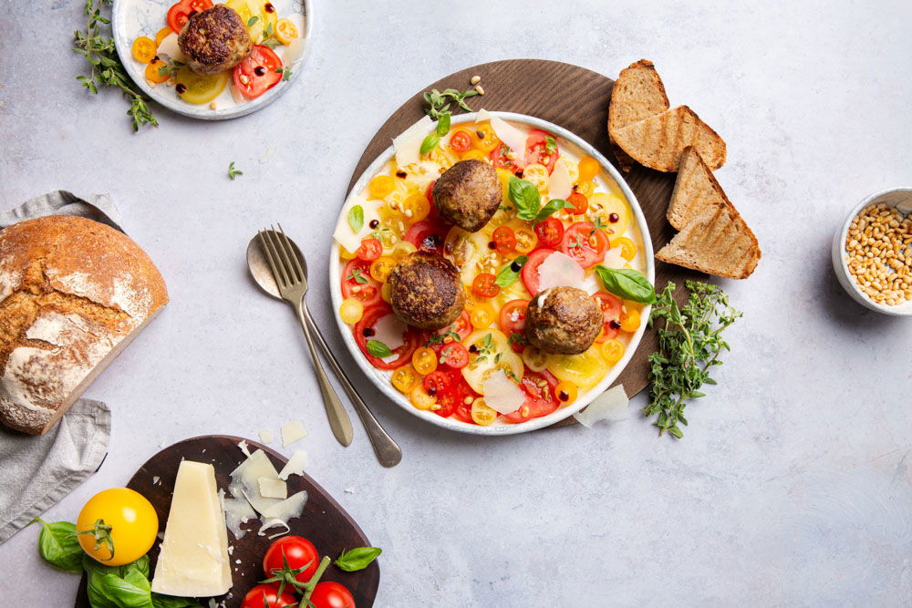 Cheesy Gehaktballen Gevuld Met Mozzarella