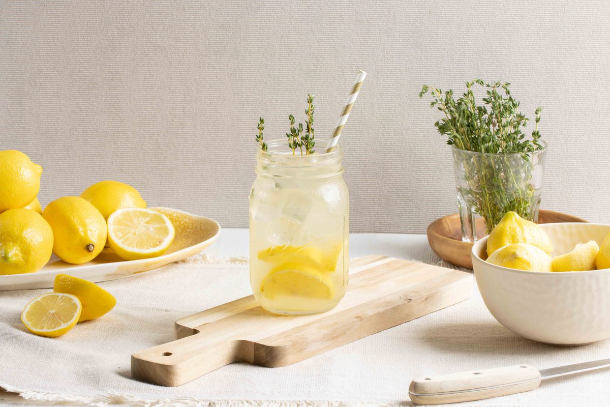 Citroenlimonade Met Tijm
