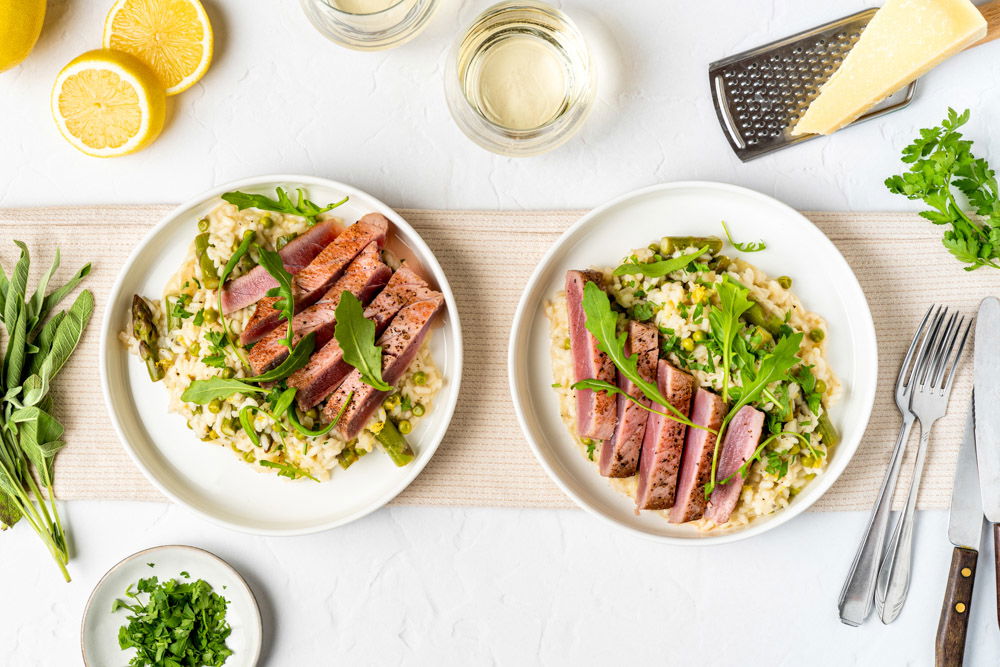 Citroenrisotto Met Tonijnsteak