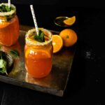 Cranberry gingerbeer mocktail