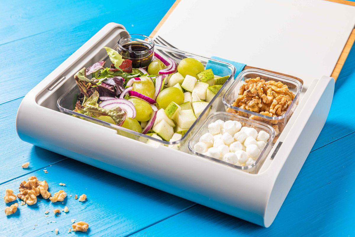 Frisse Salade Met Peer Druiven En Geitenkaas