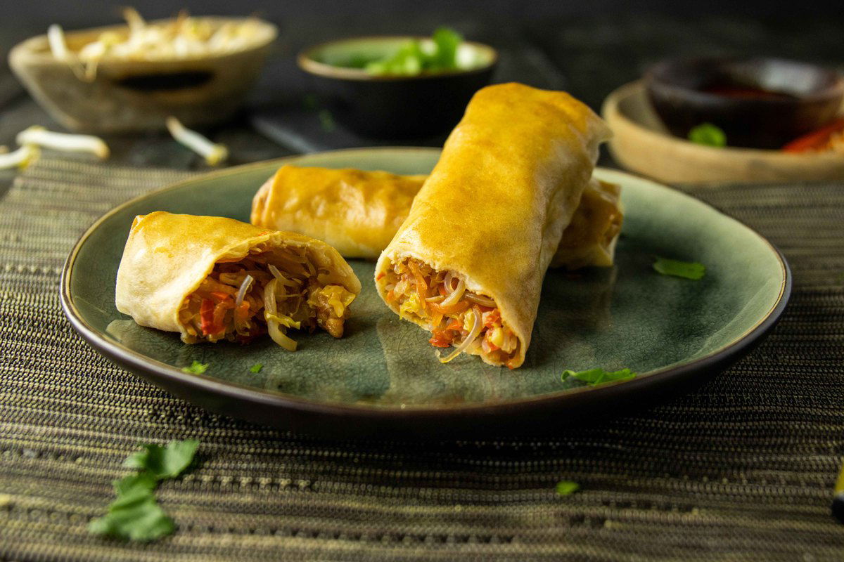 Garnalen Loempias Uit De Oven