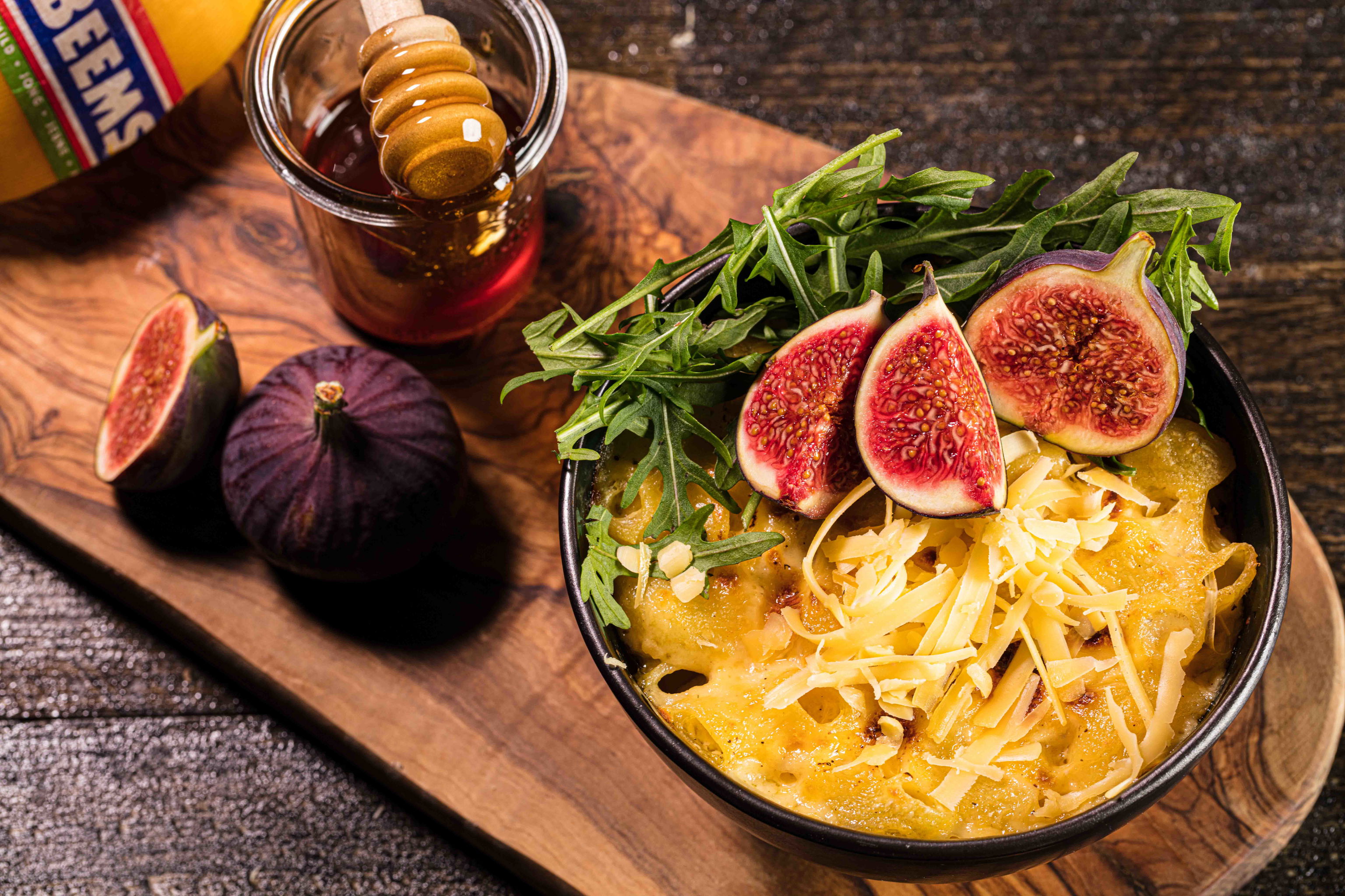 Recept Mac N Cheese Met Vijgen Honing En Rucola