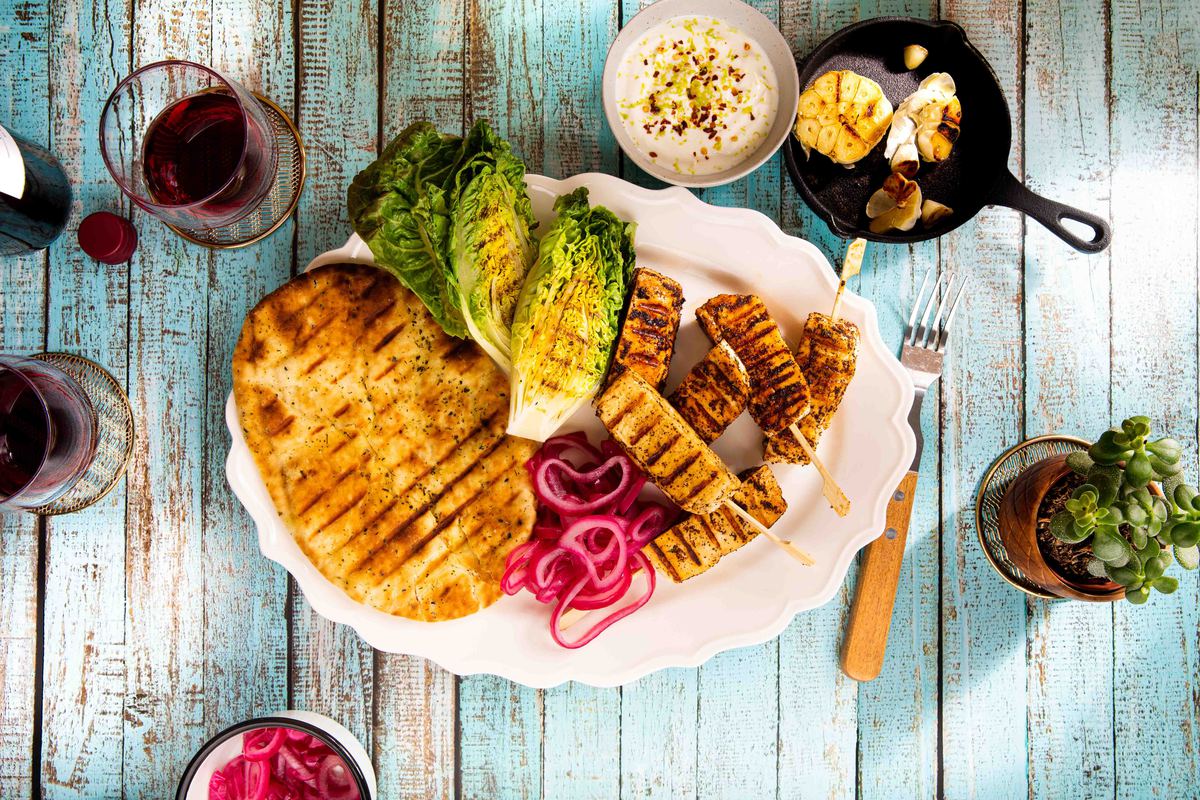 Halloumi Met Koffierub Van De Bbq