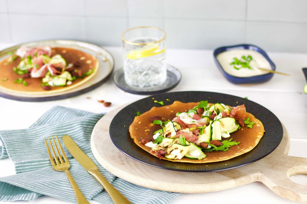 Hartige Kikkererwten Pannenkoeken