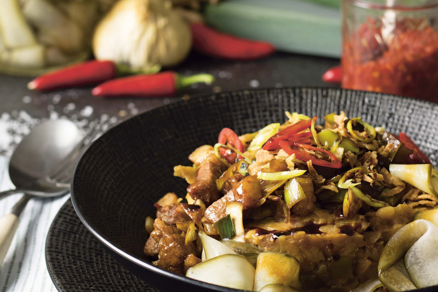 Indische Preistamp Met Ketjapspeklapjes