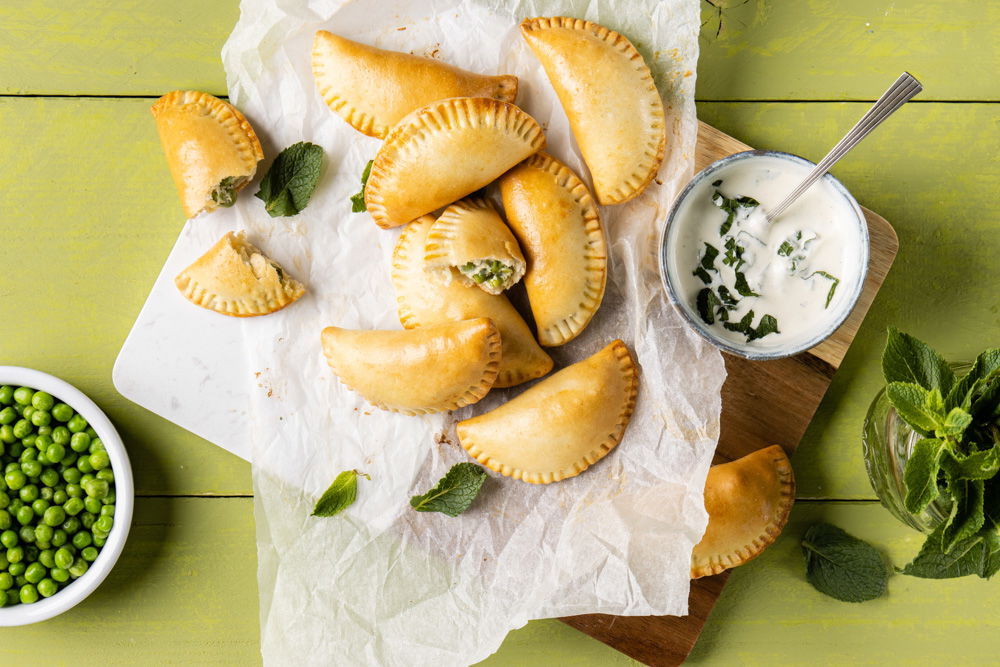 Knapperige Deegpakketjes Met Erwten Ricottavulling