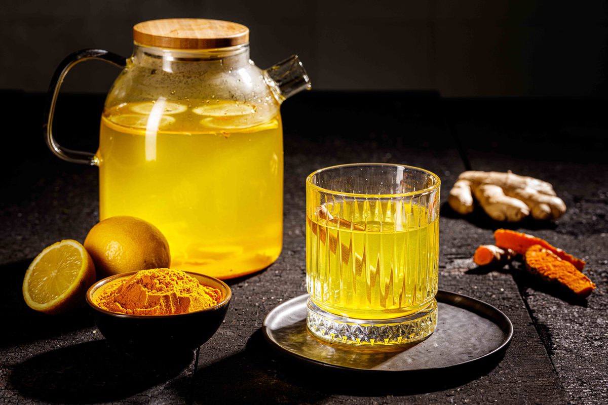 Kurkumathee Met Citroen Gember En Kaneel