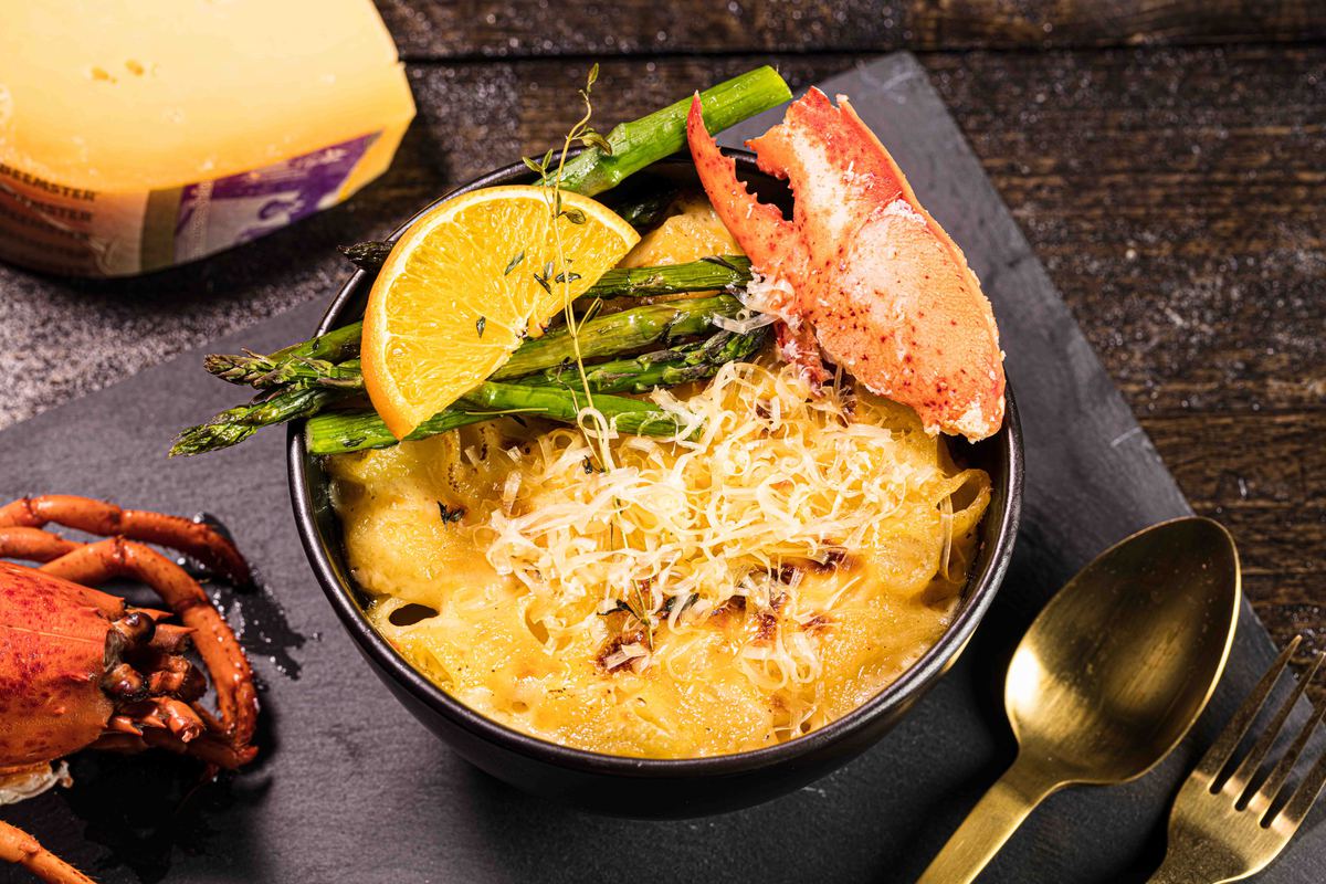 Mac N Cheese Deluxe Met Rivierkreeft