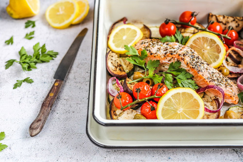Mediterrane Zalm Uit De Oven