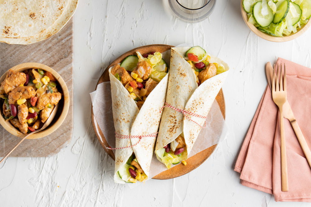 Mexicaanse Tortillas Met Kip