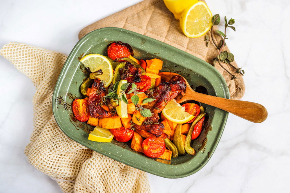 Ovenschotel Met Kip En Zoete Aardappel