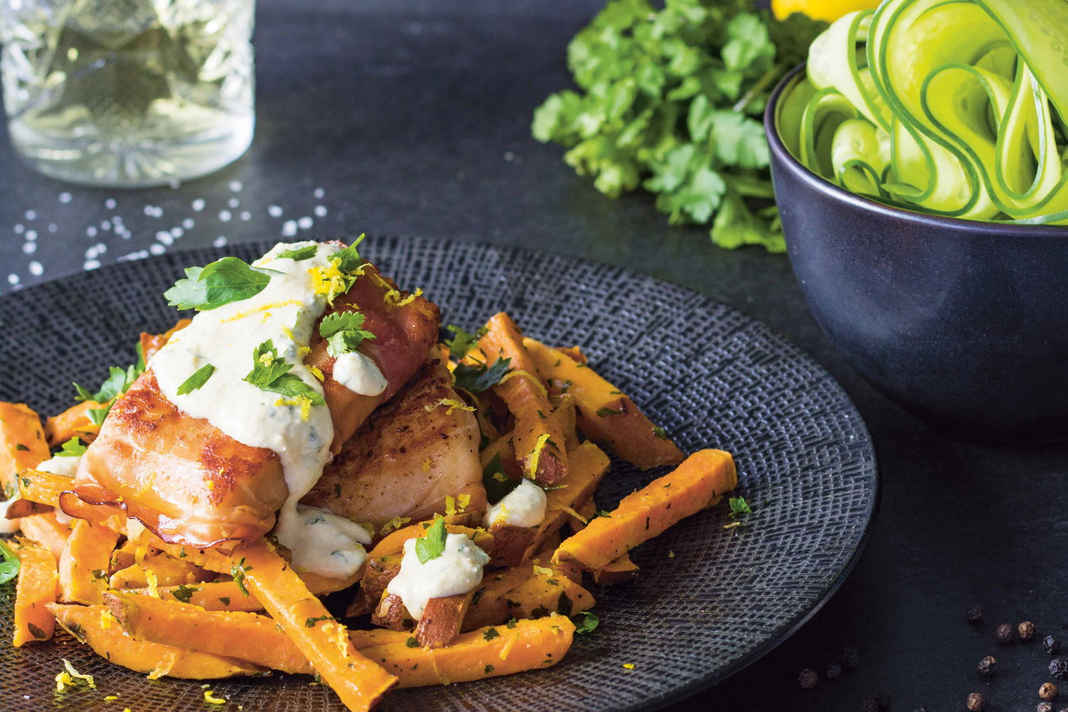 Pangasius Met Zoete Aardappelfrites