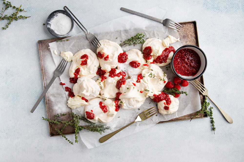 Pavlova Met Frambozenjam En Mascarponecreme