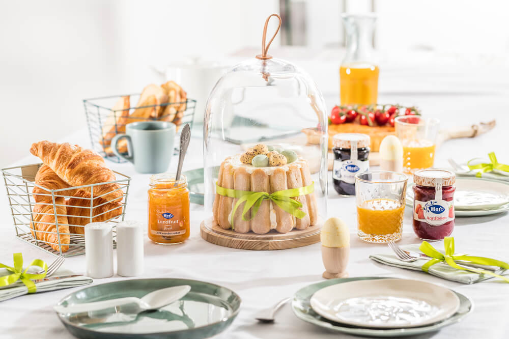 Perzik Charlotte Taart