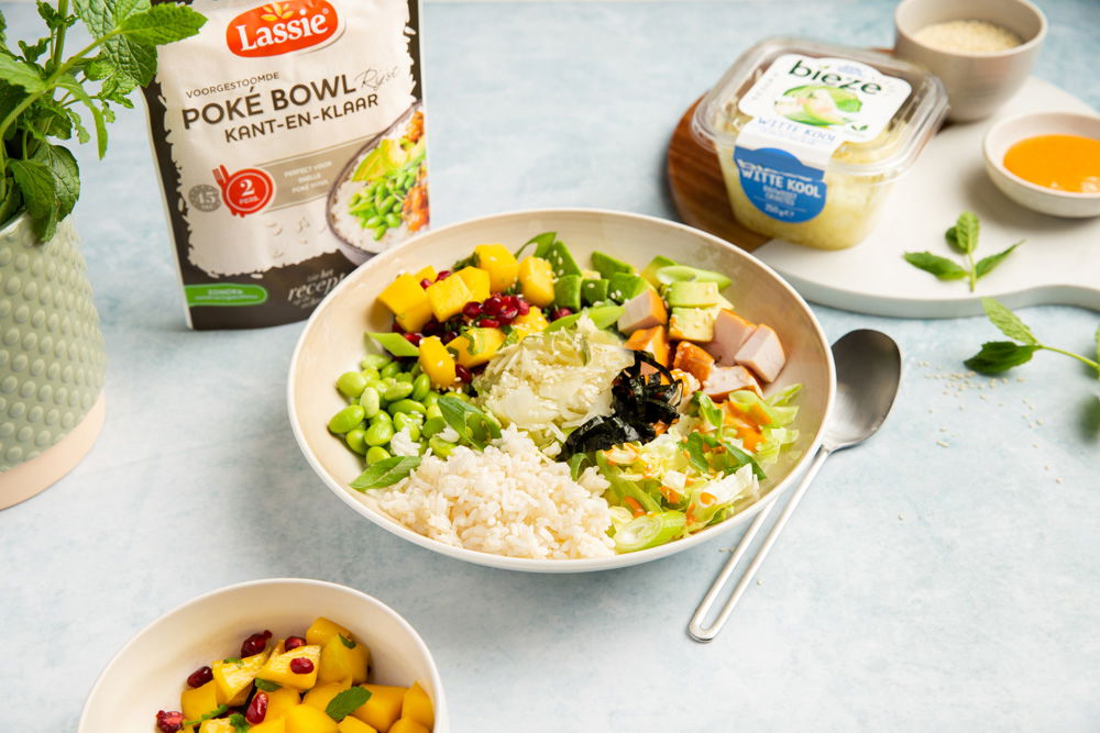 Poke Bowl Met Gerookte Kip