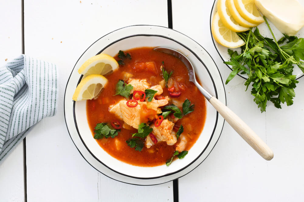 Provencaalse Bouillabaisse Met Kabeljauw
