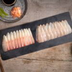 Sashimi met wasabi, gember en sojasaus