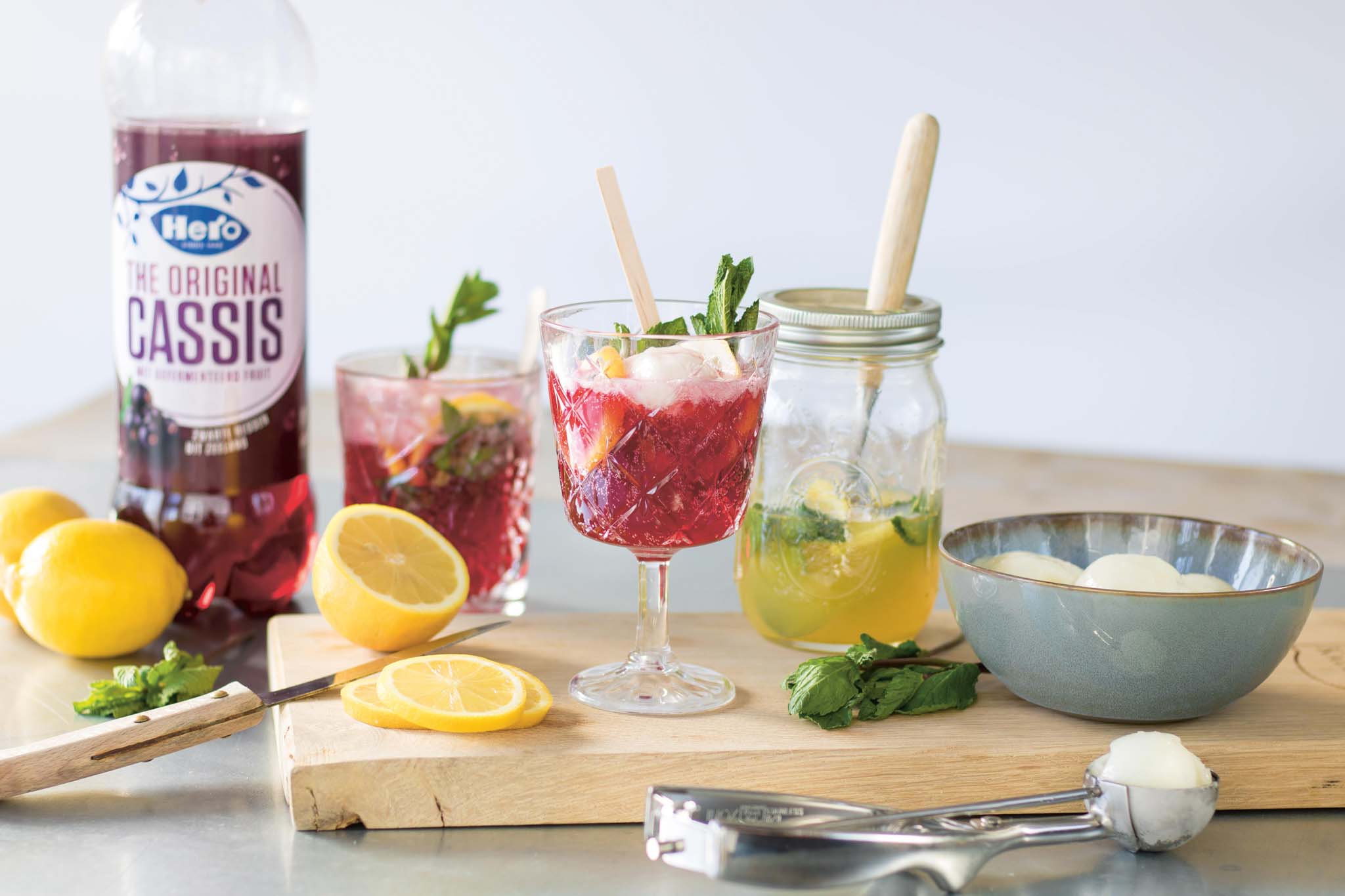Sgroppino Mocktail Met Cassis