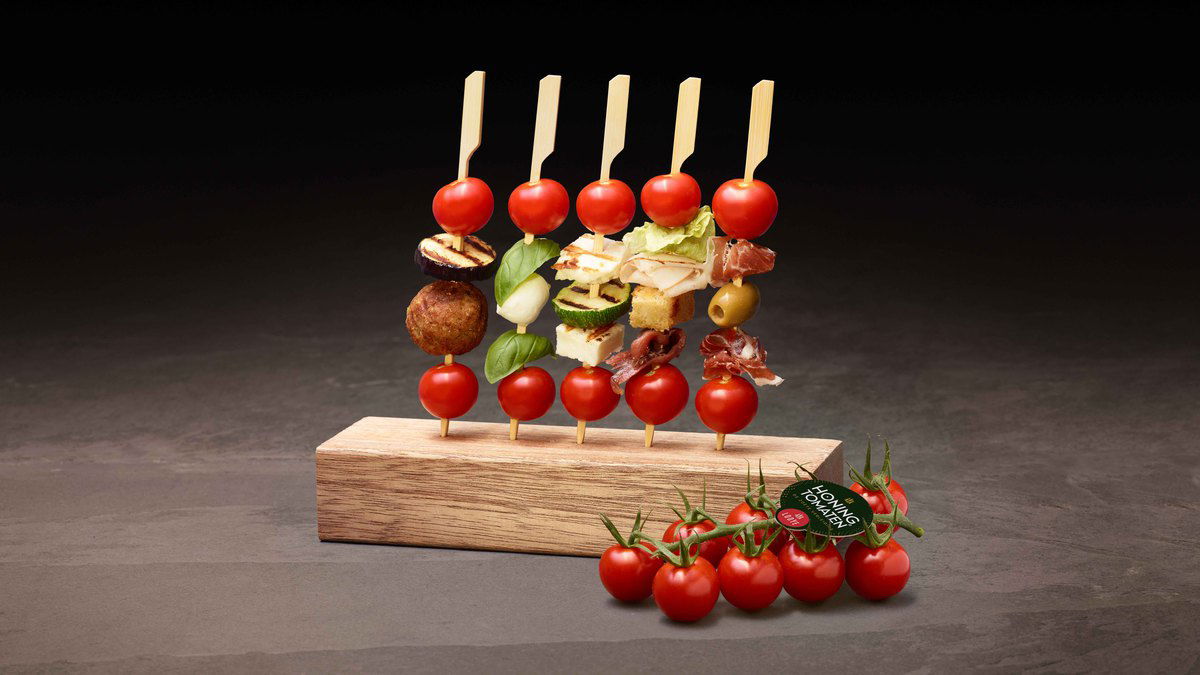 Smaakvolle Prikkers Met Honingtomaten