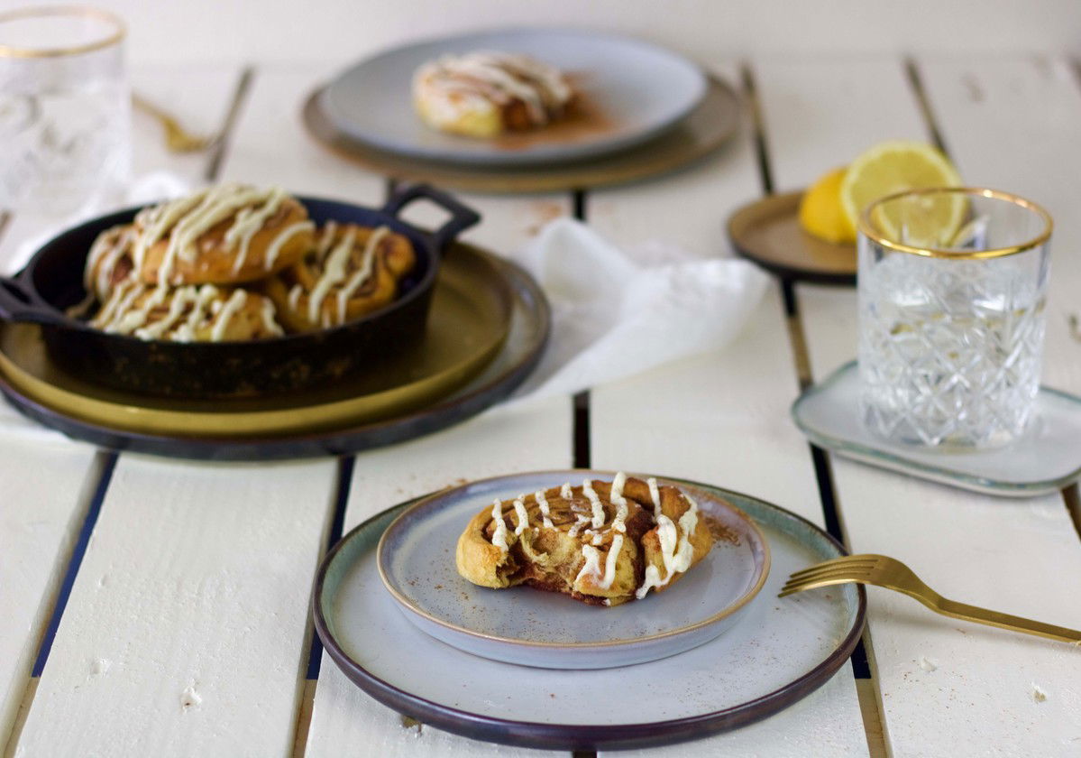 Snelle Cinnamon Rolls Met Banaan