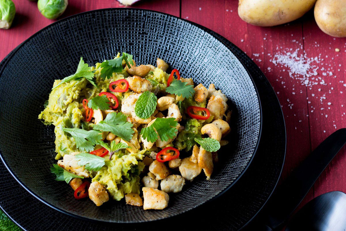 Spruitjesstamppot Met Een Thaise Twist