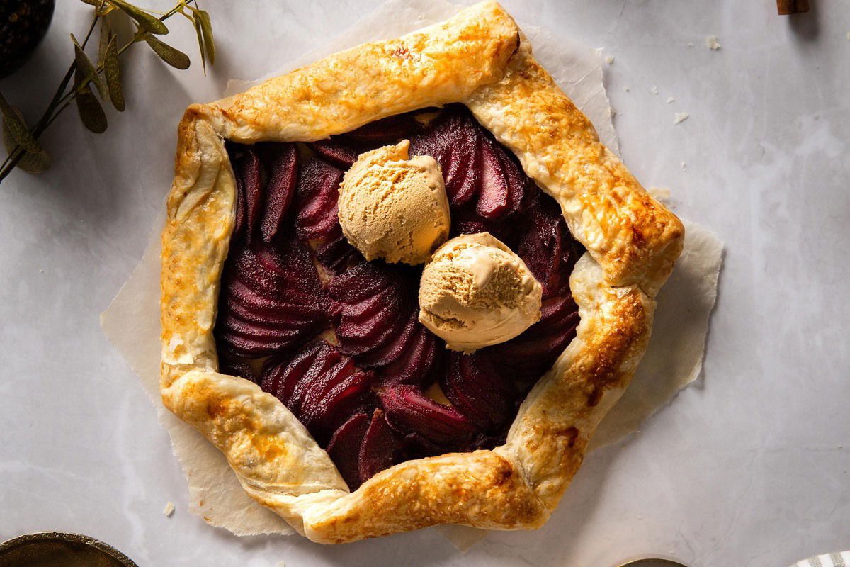Stoofperen galette