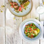 Tabouleh met lamskoteletjes