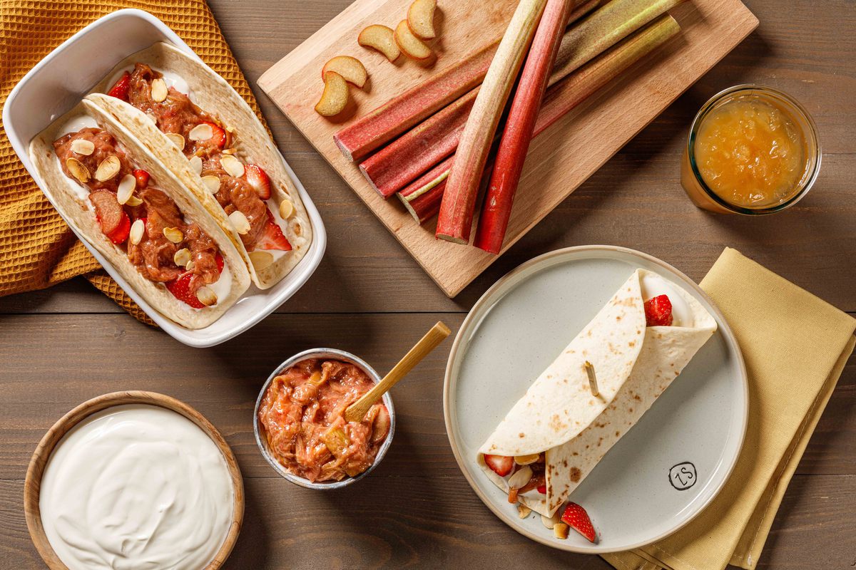 Tacos Met Rabarber En Yoghurt