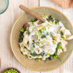 Tagliatelle met kipreepjes in roomsaus