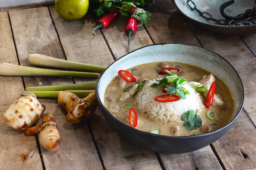 Tom Kha Kai Thaise Kokossoep Met Kip