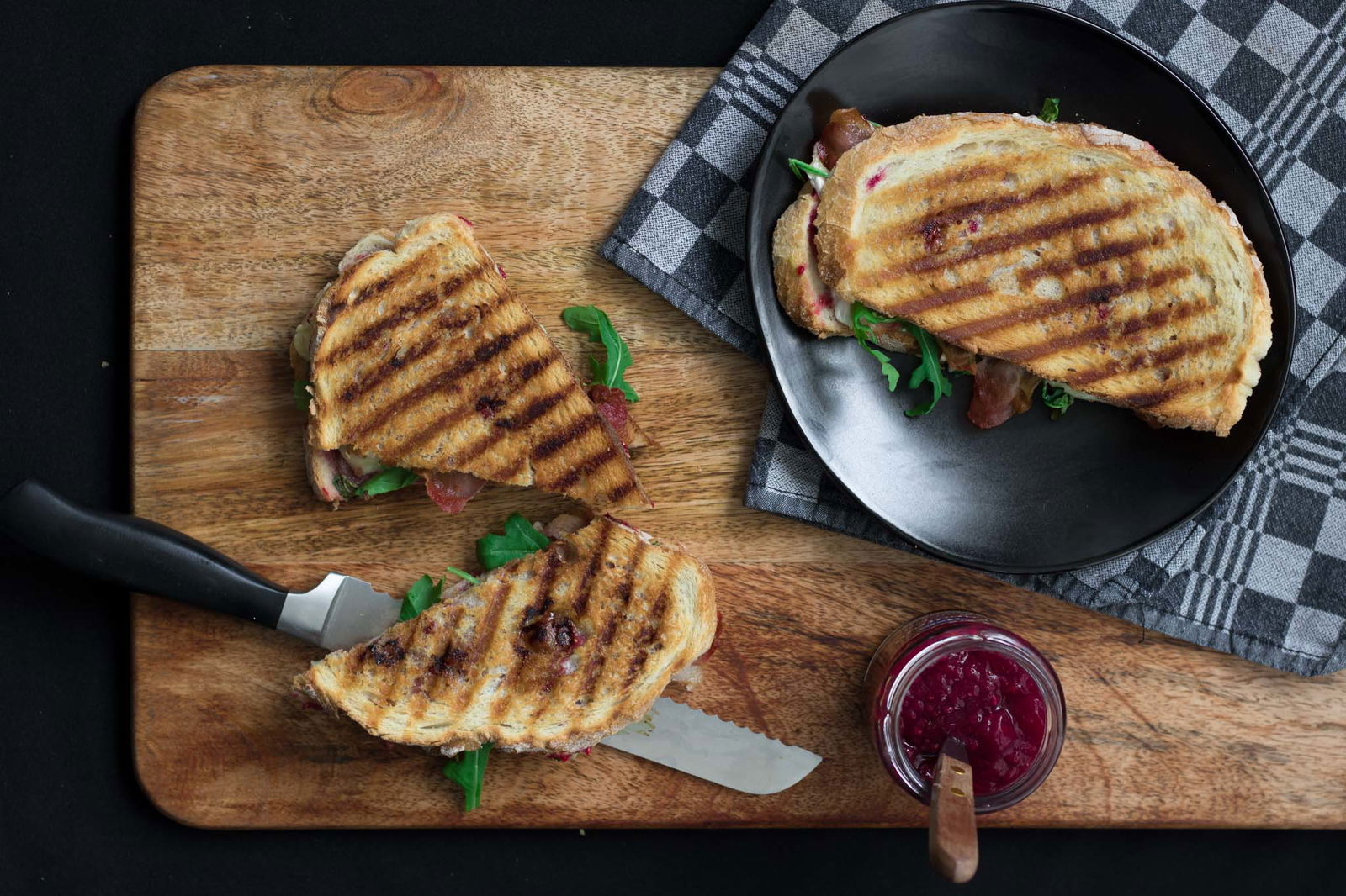 Tosti Met Brie Ontbijtspek En Frambozen