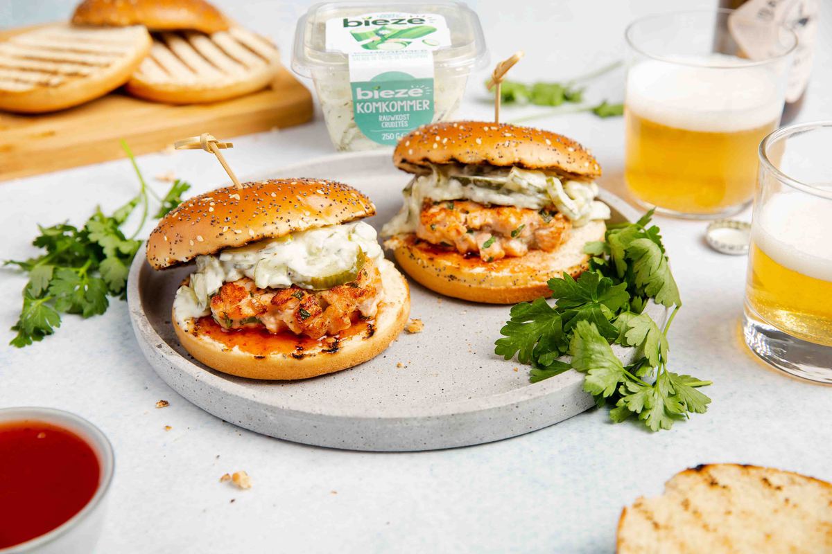 Zalmburger Met Gember En Citroengras